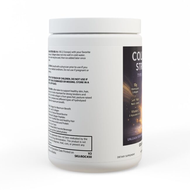 Collagen Peptides Powder | 350g (12.3oz) | Type I & III Grass-Fed Bovine Collagen - Image 2