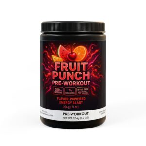 AMP-X PUNCH — Extreme Pre-Workout Formula (Fruit Punch)