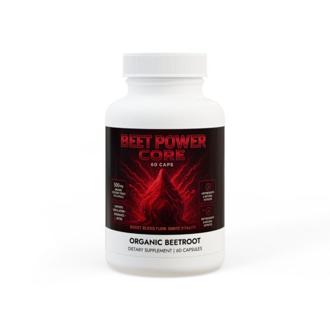Beetroot Power | Organic Endurance & Circulation Support (60 Vegan Capsules)