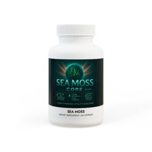 Sea Moss Complex | Irish Moss + Bladderwrack + Burdock (60 Capsules)