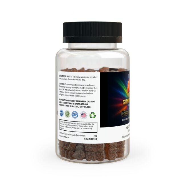 VitalGlow Multivitamin Gummies | Daily Wellness Support for Adults (60 Gummies) - Image 2