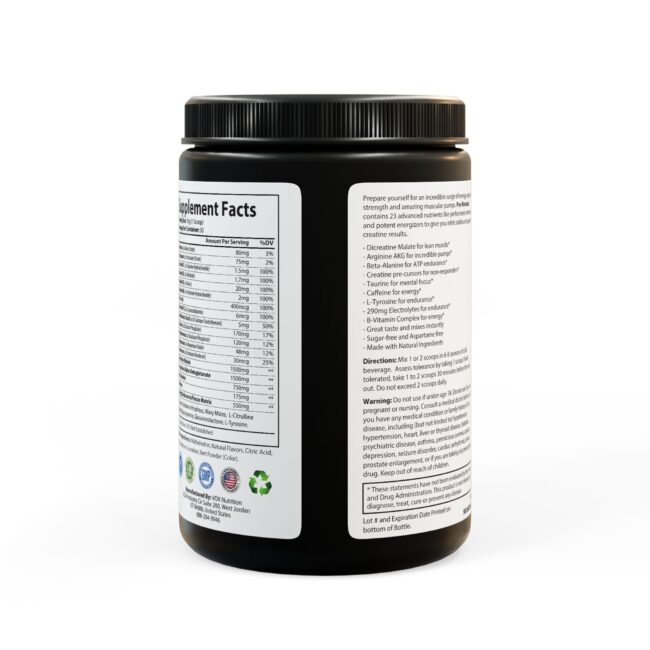 Watermelon BLAST: Pre-Workout Powder – Watermelon Flavor | 300g (10.58oz) | Energy, Focus & Endurance Support - Image 4