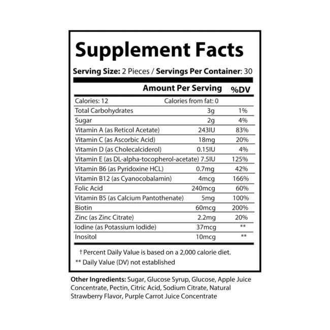 VitalGlow Multivitamin Gummies | Daily Wellness Support for Adults (60 Gummies) - Image 6