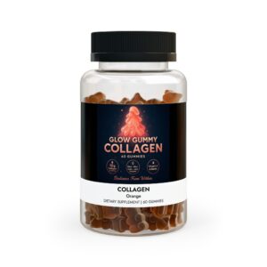 Glow Collagen Gummies | Type I & III Peptides + Vitamin C & Biotin (60 Gummies)