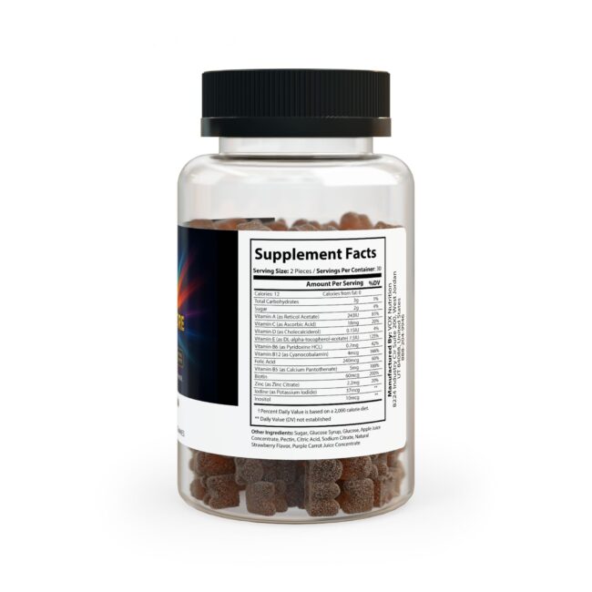 VitalGlow Multivitamin Gummies | Daily Wellness Support for Adults (60 Gummies) - Image 3