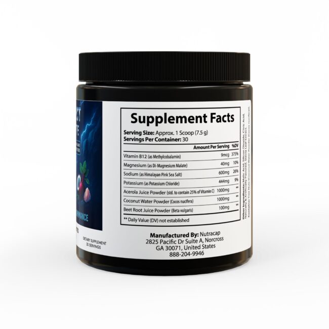 ION+ Electrolyte Hydration Powder – 225g (7.9oz) | Coconut Water, B12, Beetroot, Vitamin C - Image 3