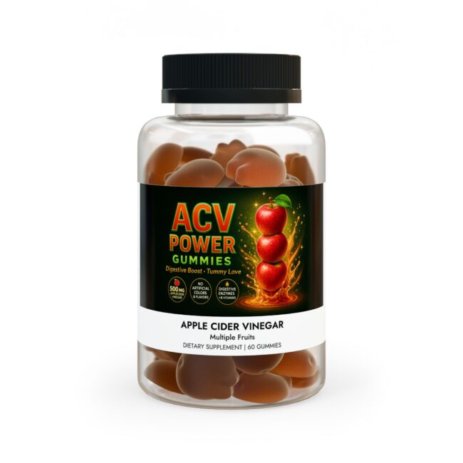 AppleCore ACV Gummies | Daily Energy & Detox Support (60 Gummies)